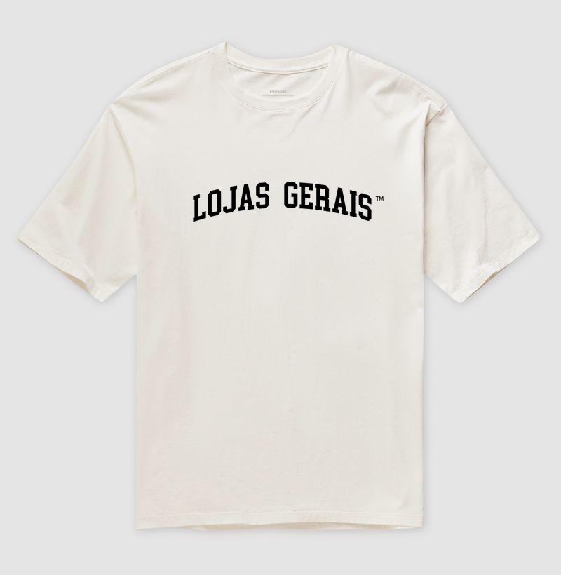 Lojas Gerais - Camiseta Oversized