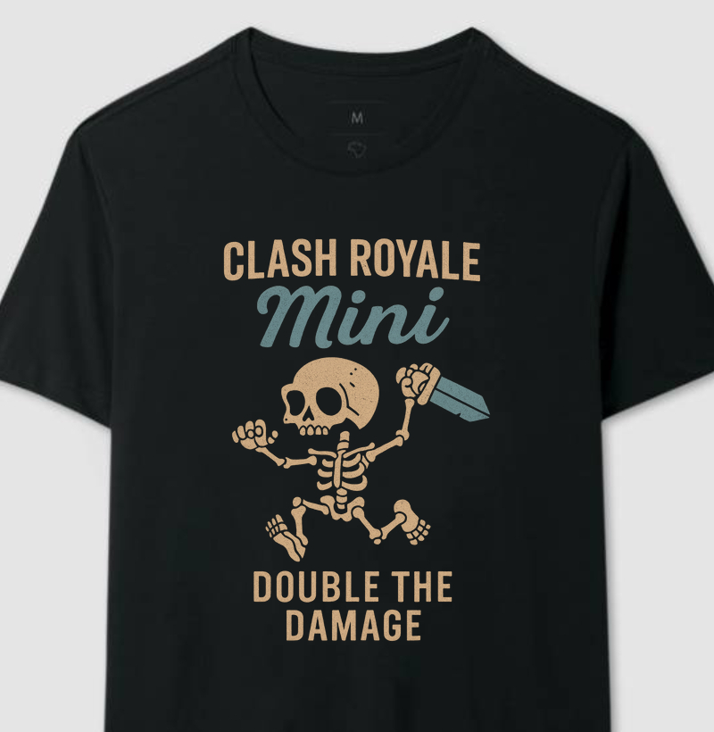 Esqueletos Double The Damage Clash Royale Retro Series