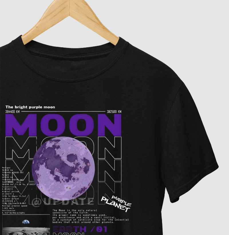 Camiseta Streetwear "Moon"