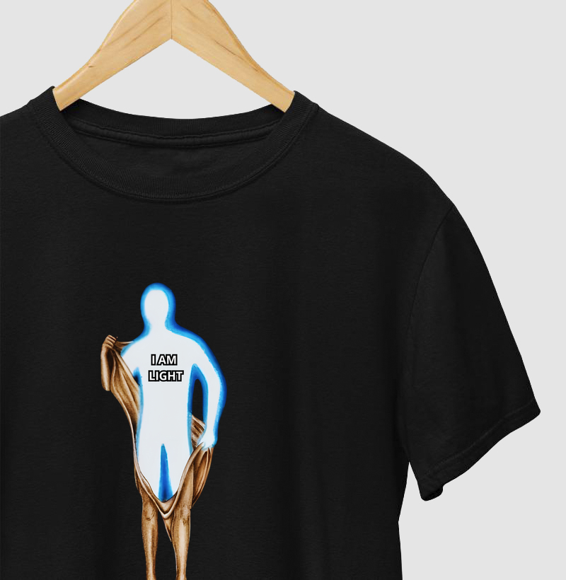 CAMISETA EU SOU LUZ - I AM LIGHT