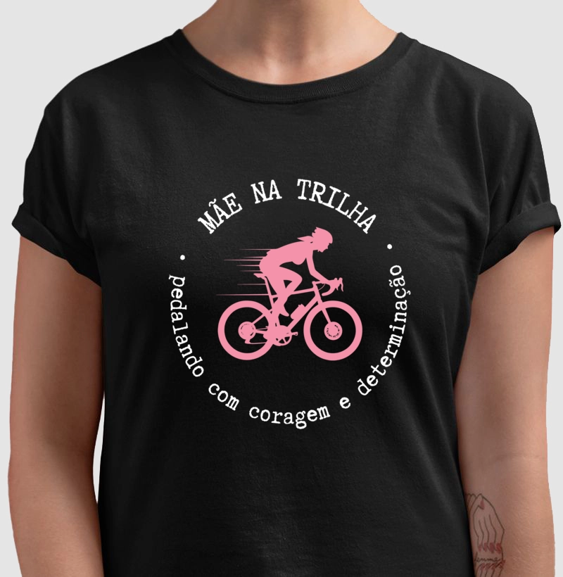MÃE CICLISTA ROSA