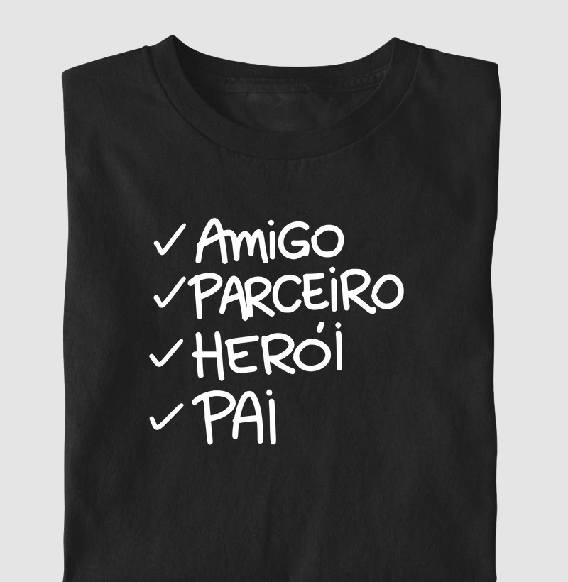 herói, amigo, parceiro, pai