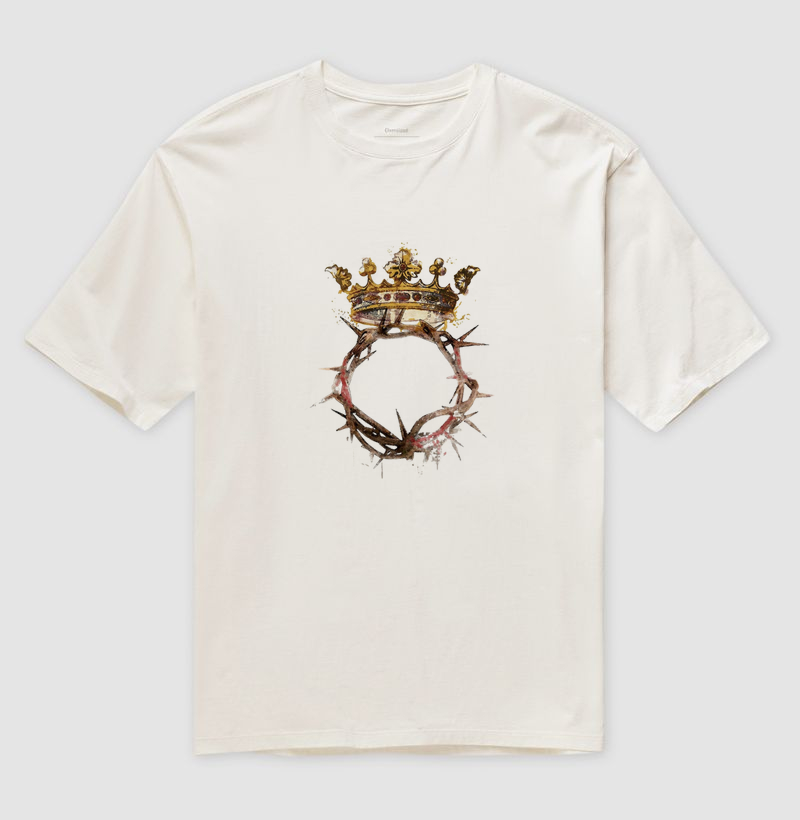 Camiseta Coroa e Coroa de Espinhos 