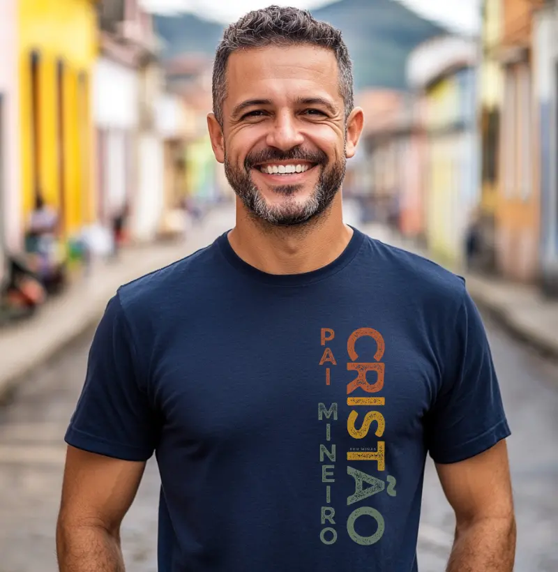 Pai. Mineiro. Cristão. - 100% Algodão Peruano