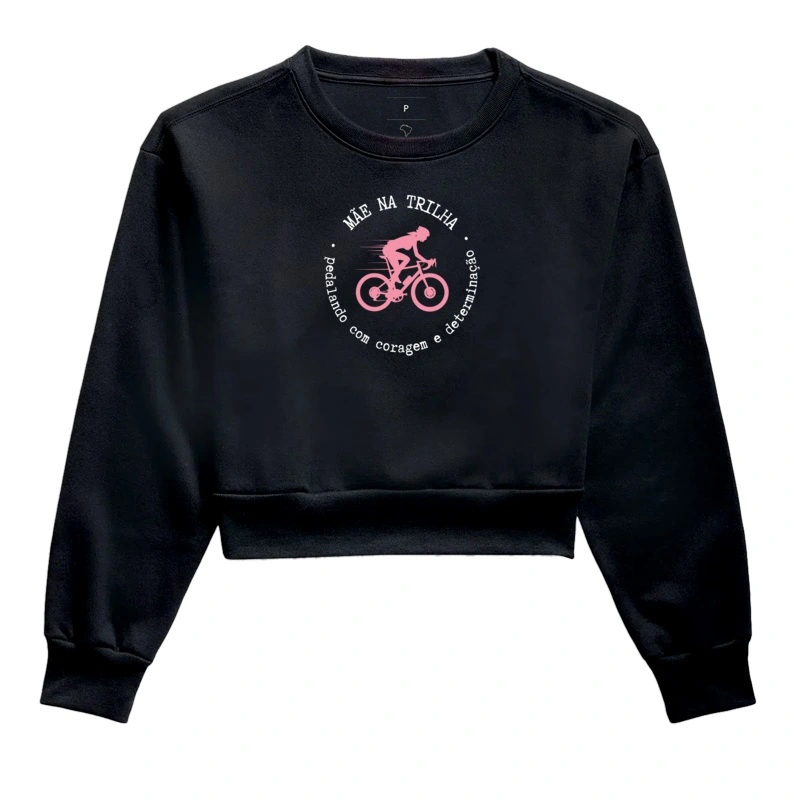 MÃE CICLISTA ROSA