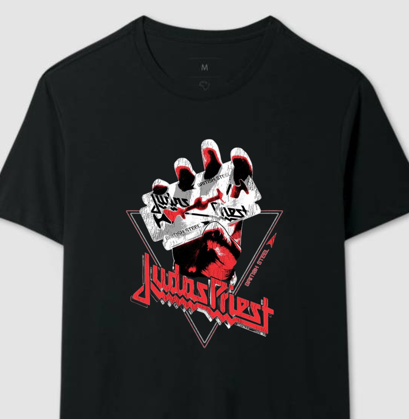 Camiseta Judas Priest - British Steel