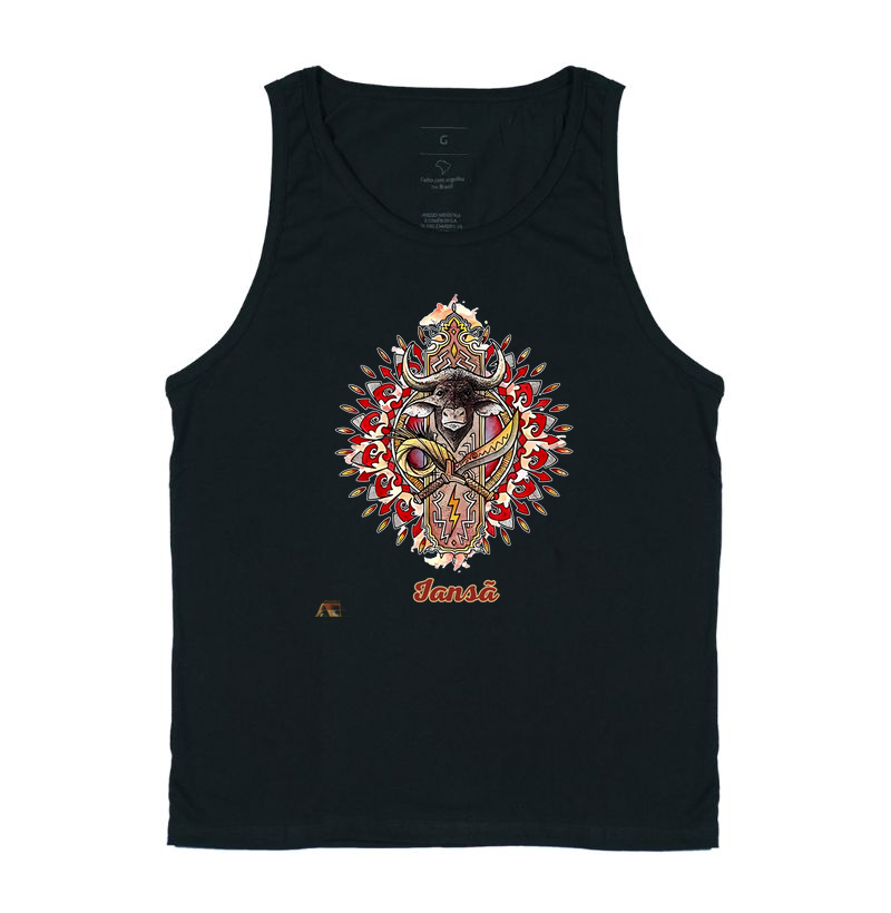 Camiseta Aruanda ê Brasão de Yansã Energia dos Ventos em 100% Algodão 
