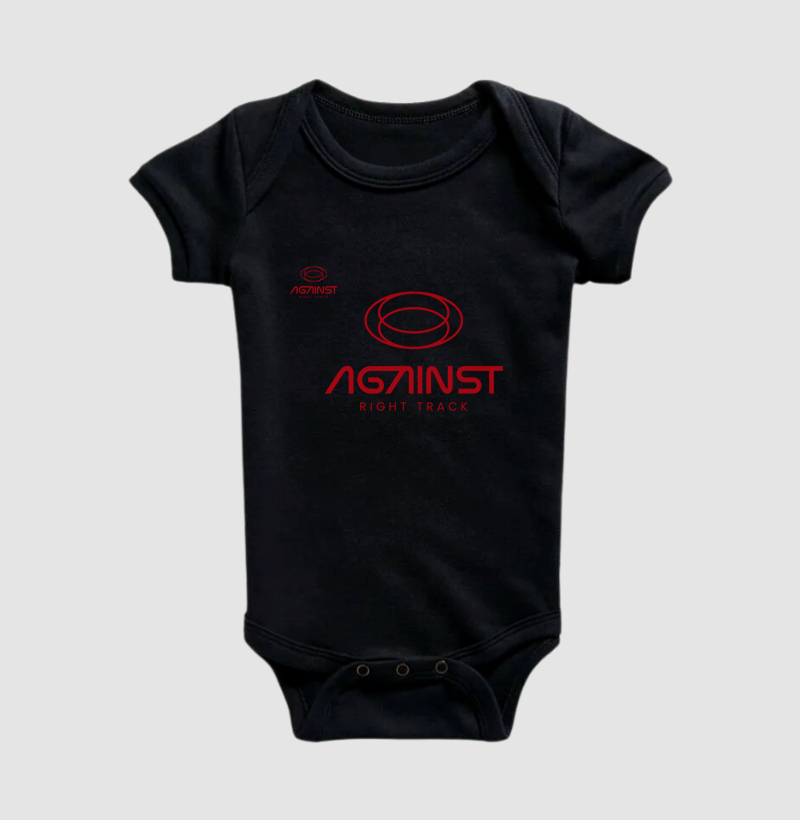 Camiseta Preta Logo Vermelho