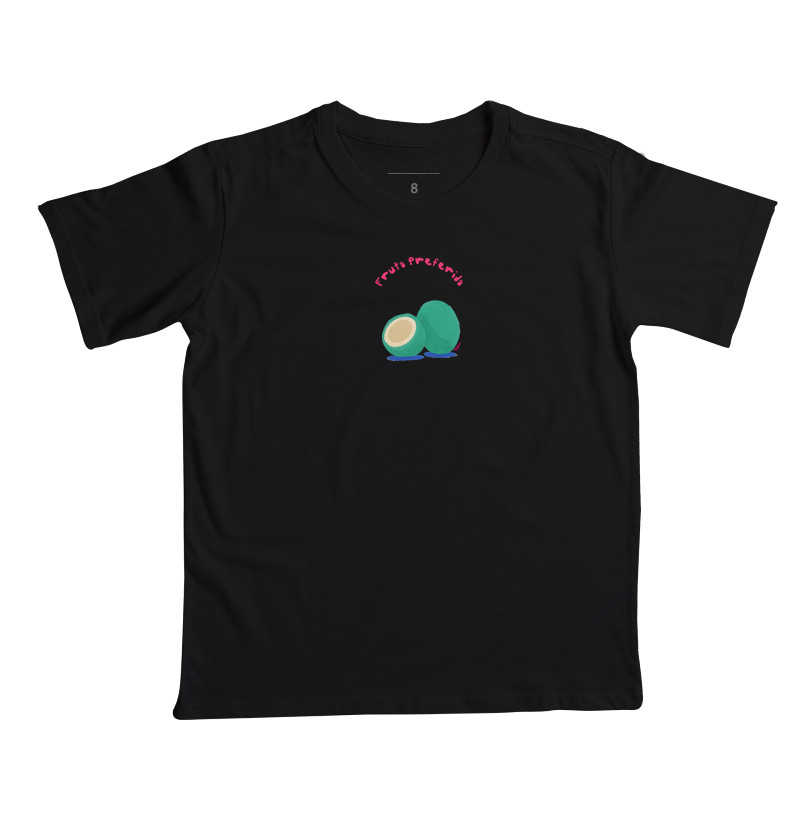 Camiseta Infantil "prefiro coco"