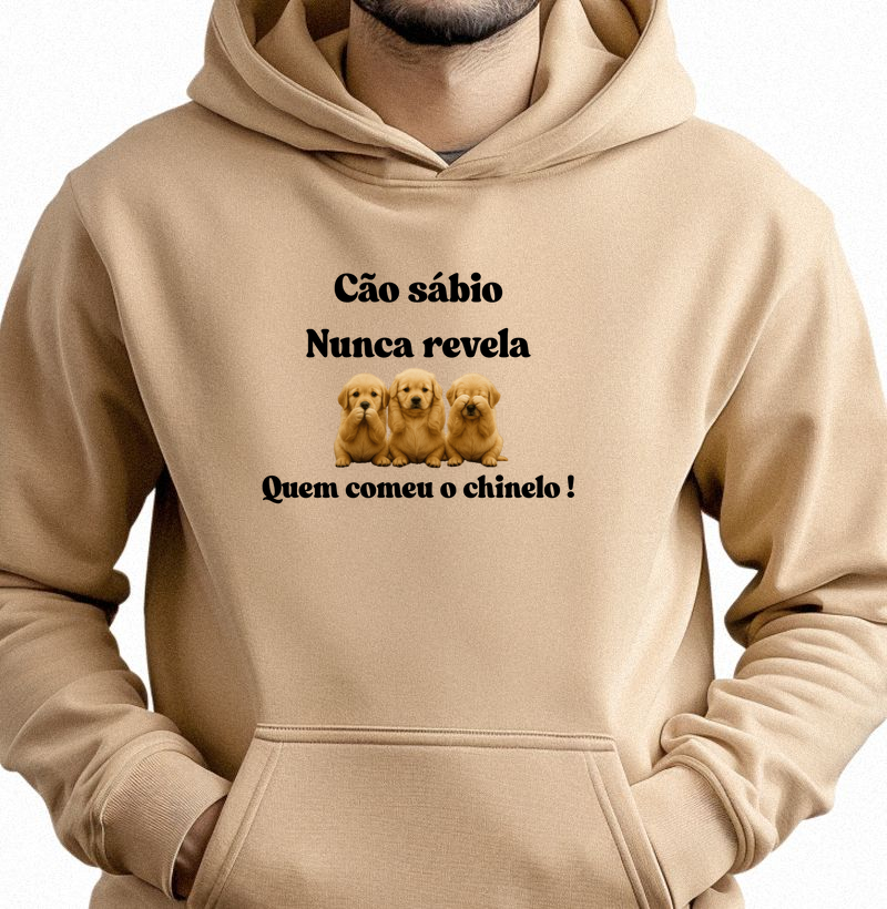 Cão sábio nunca revela quem comeu o chinelo!