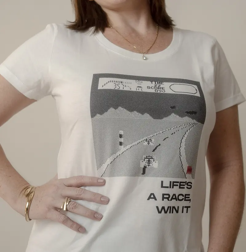 Camiseta - Life's a Race - Kikoautos - by Reserva Ink 
