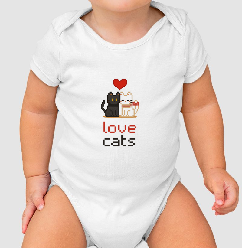 Pixel love cats