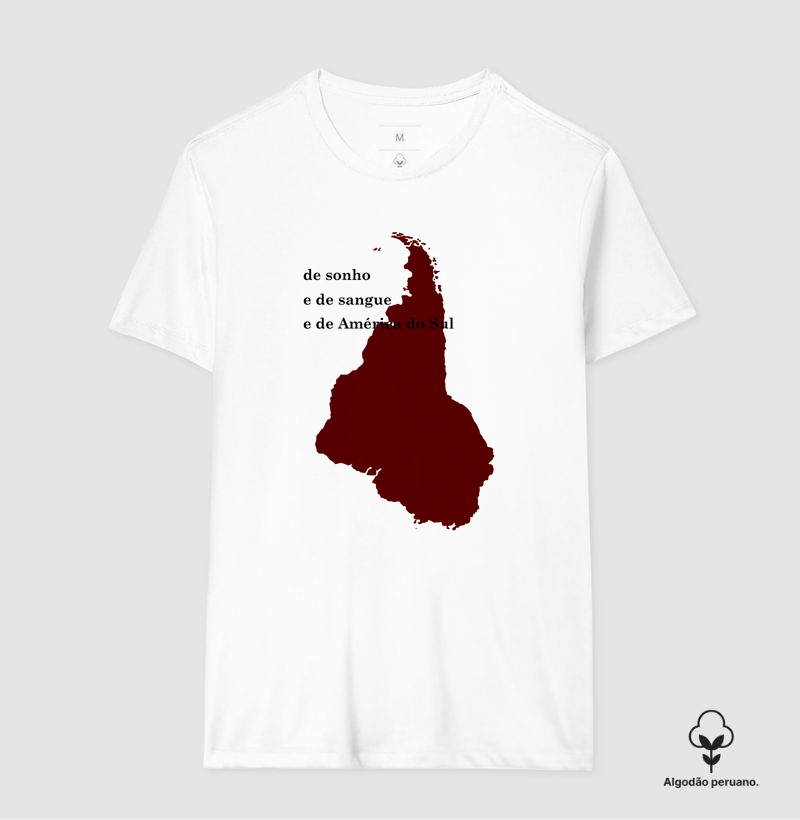 Camiseta América do Sul Algodão peruano