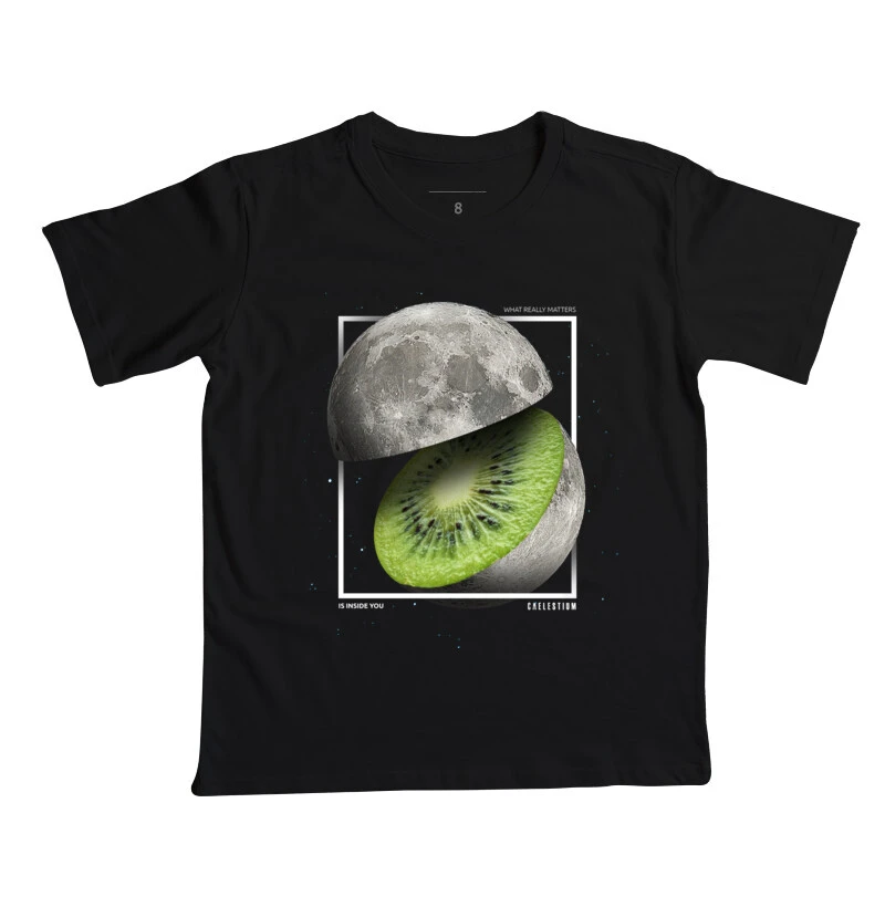 Camiseta Infantil Moon Kiwi