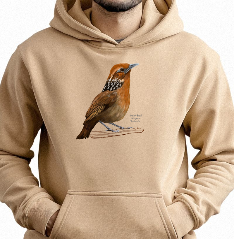 Aves do Brasil - Uirapuru Verdadeiro - Moletom Hoodie