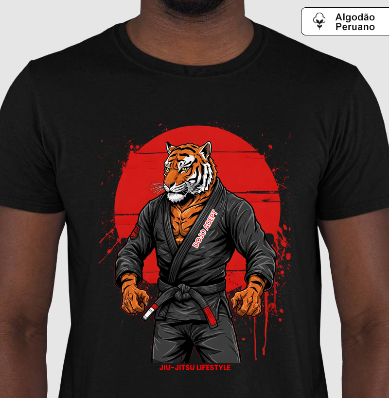 Tigre Kimono DA - Jiu-Jitsu Lifestyle - Algodão Peruano