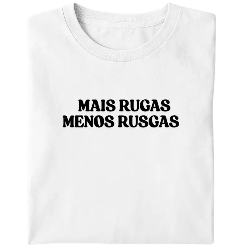 Mais rugas, menos rusgas