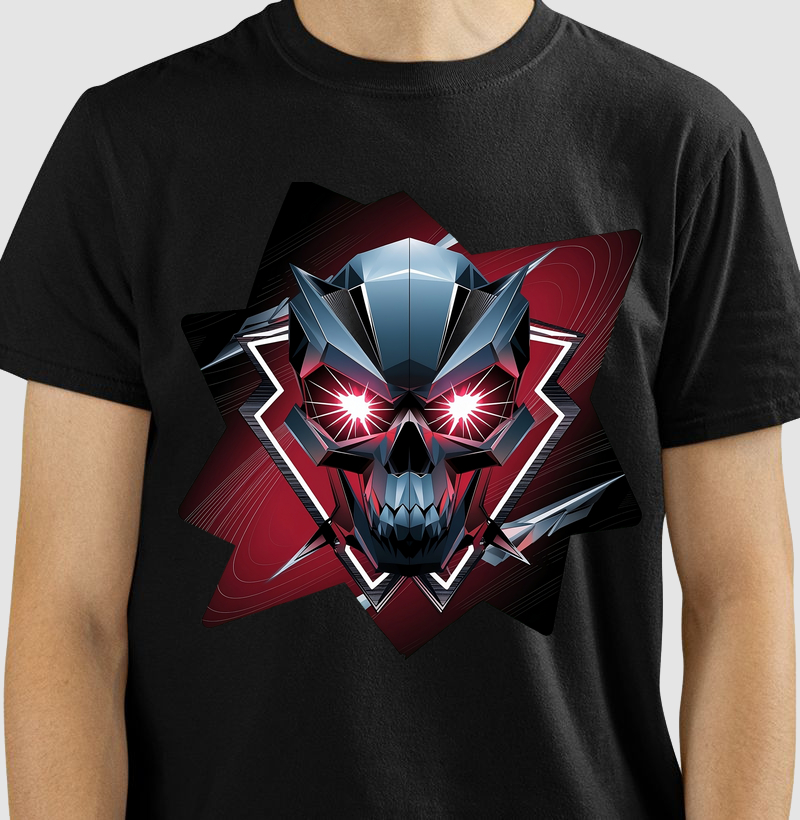 Futuristic Skull 01