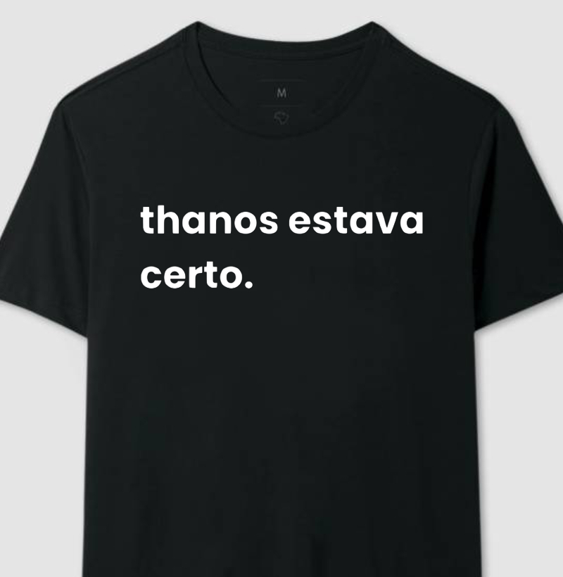 Thanos estava certo