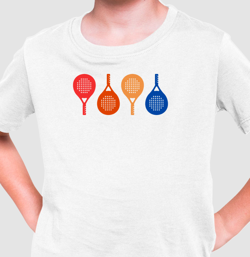 Camiseta Infantil - Quadra Colorida