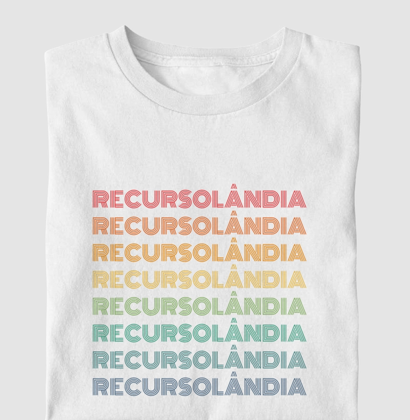 Recursolândia Letreiro Retrô