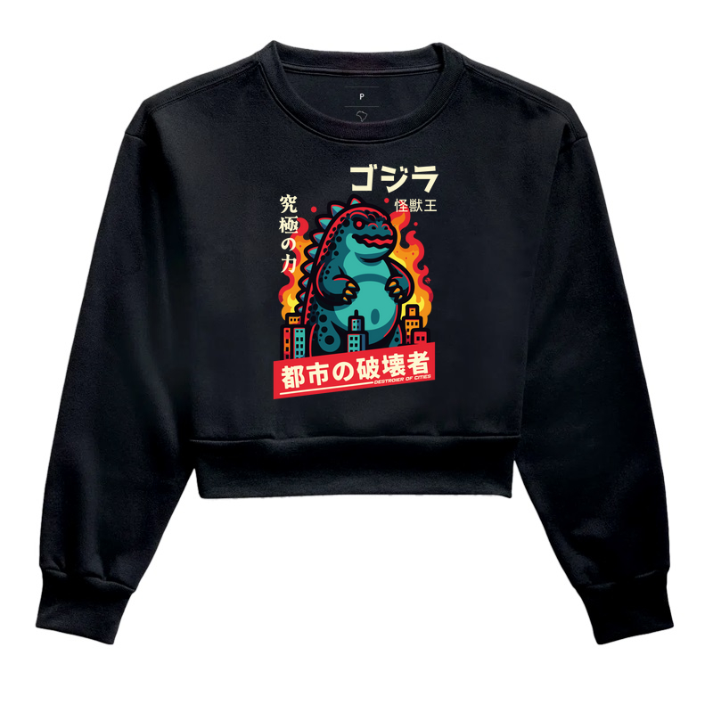 Cropped Moletom Destroier of Cities