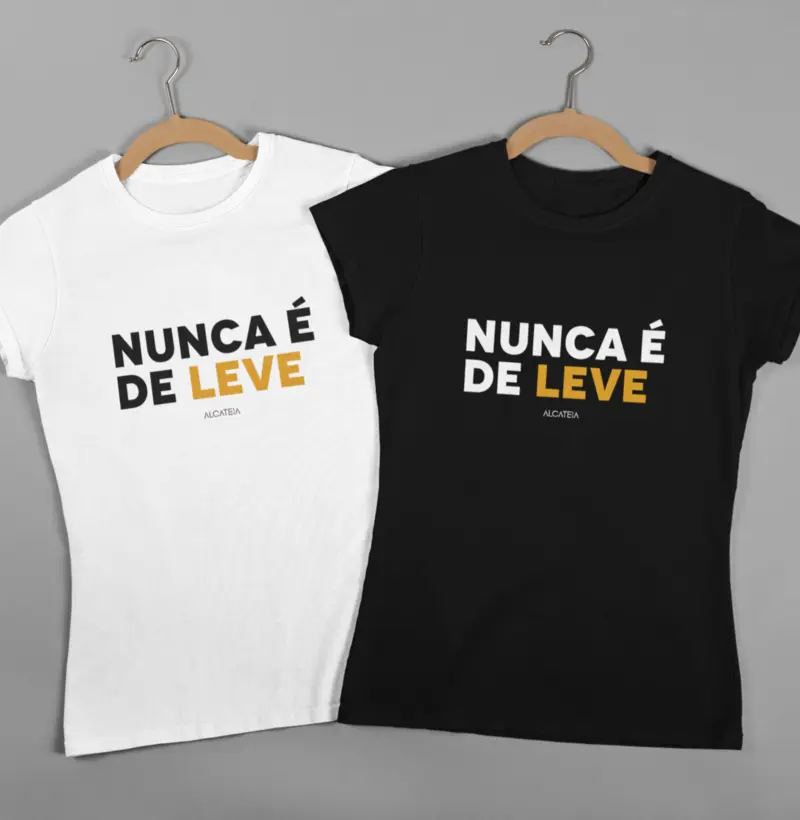 Nunca é leve.