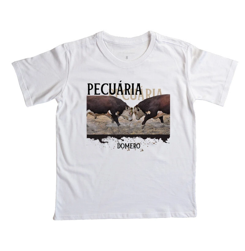 camiseta infantil Pecuária