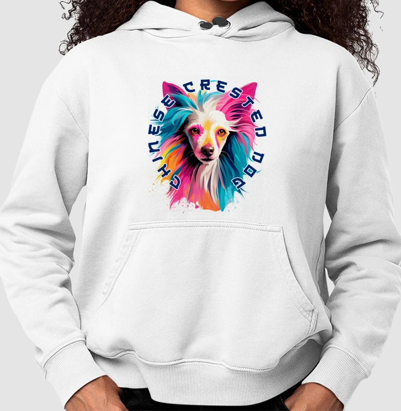 Cão de Crista Chinês Ai Colorida