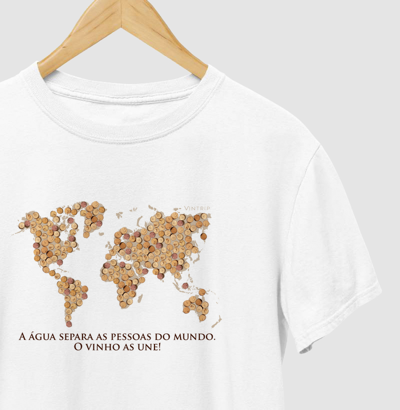 A água separa as pessoas do mundo. O vinho as une! - Rolhas