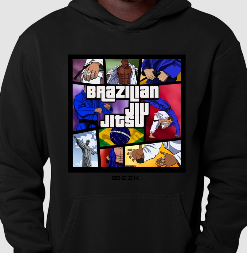 Moletom Hoodie BJJ GTA Dark