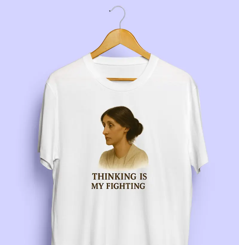 Camiseta - Virginia Wolf - Thinking