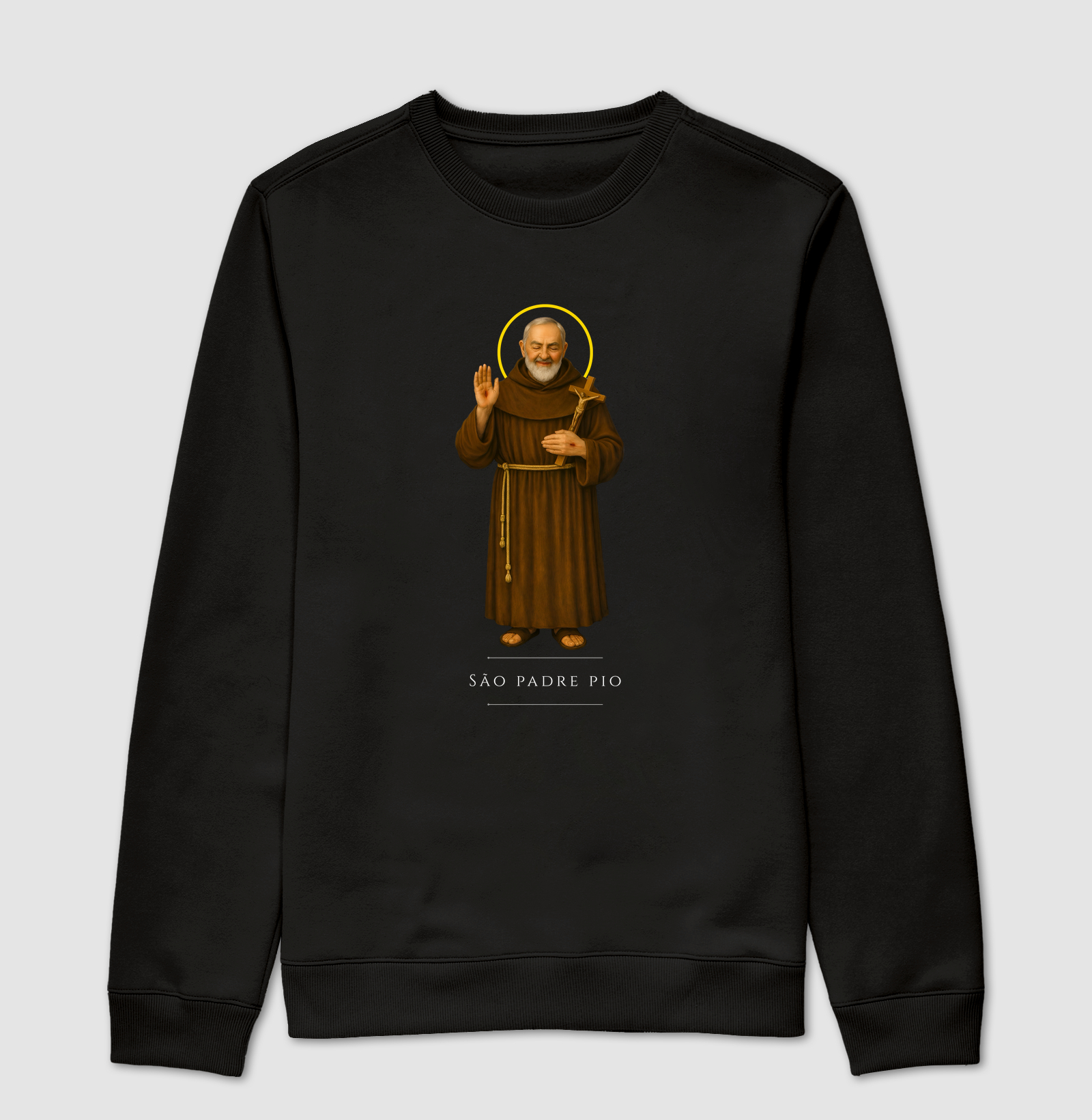 Camiseta Católica — São Padre Pio de Pietrelcina