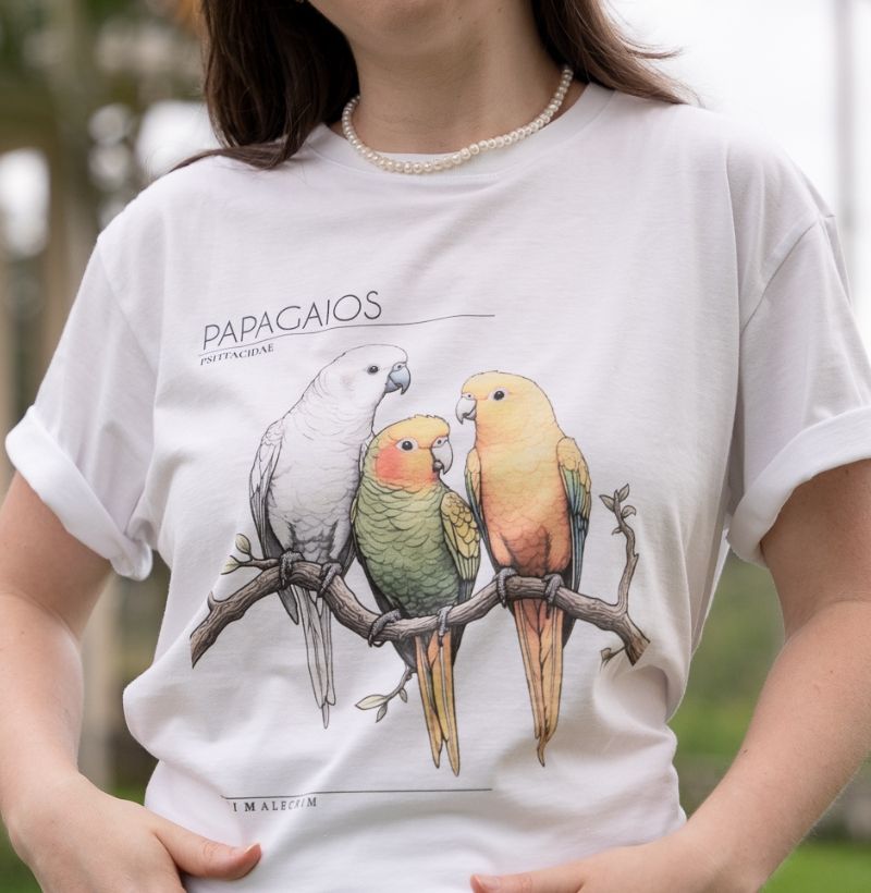 T-shirt Papagaios