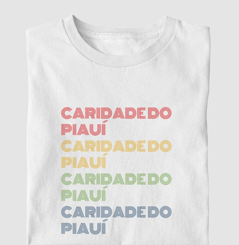 Caridade do Piauí Letreiro Retrô