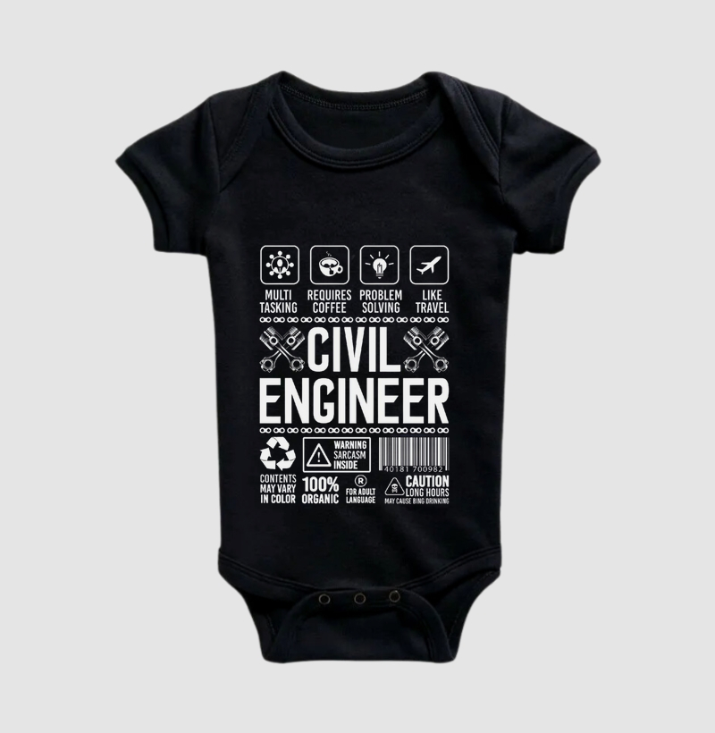 Camiseta Engenheiro Civil - Construindo o Futuro