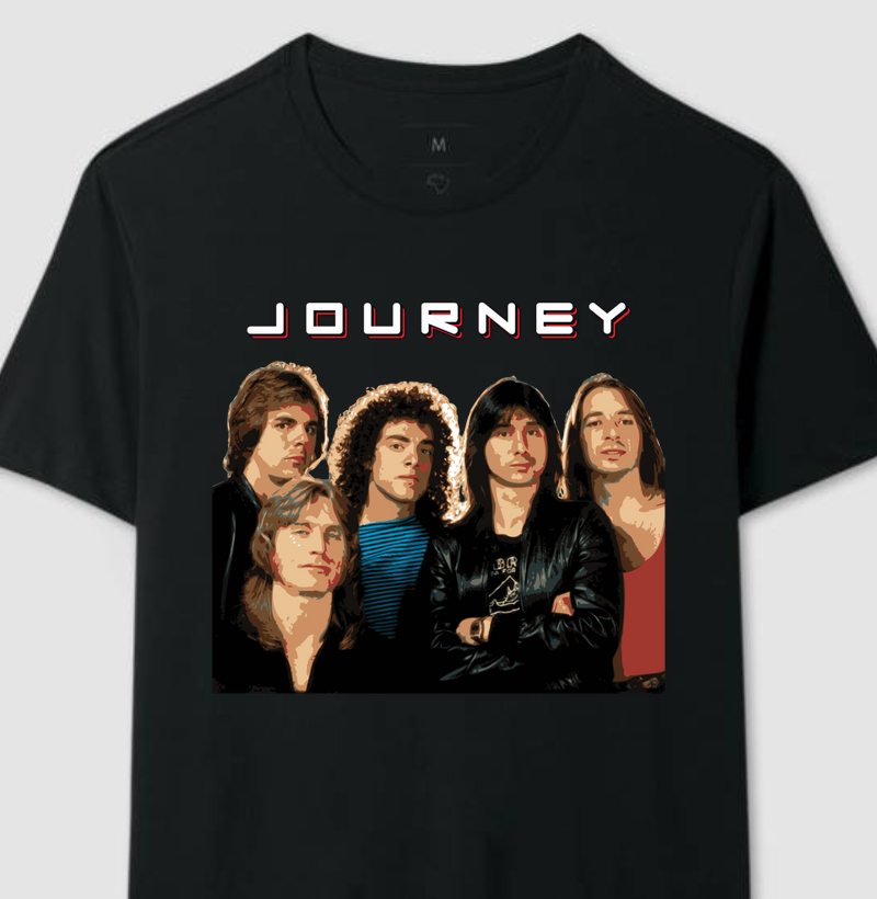 Camiseta Journey - Integrantes