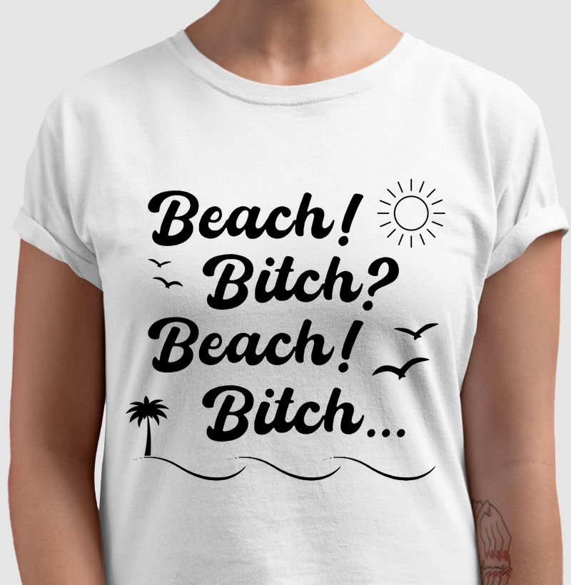 Beach! Bitch? Preto