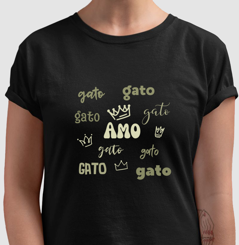 Camiseta Gato rei
