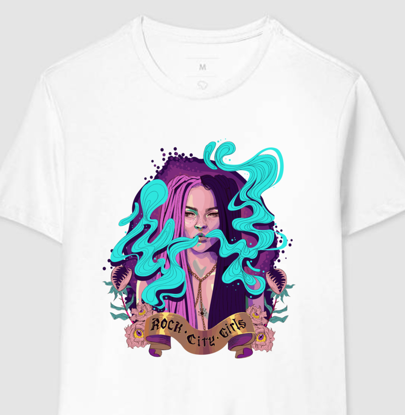 Smoky Dream - Camiseta Rock City Girls