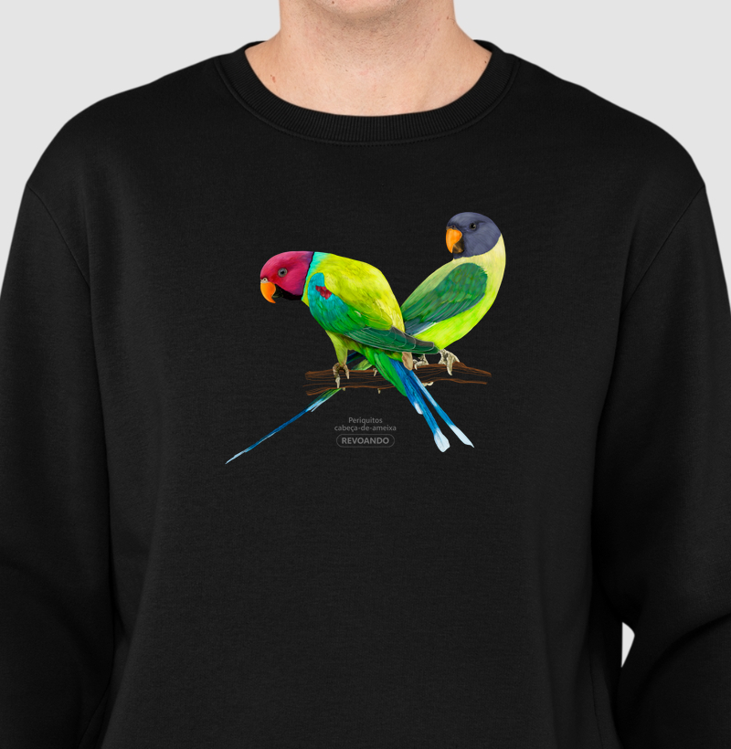 Love Friends - Periquito-cabeça-de-ameixa - Moletom