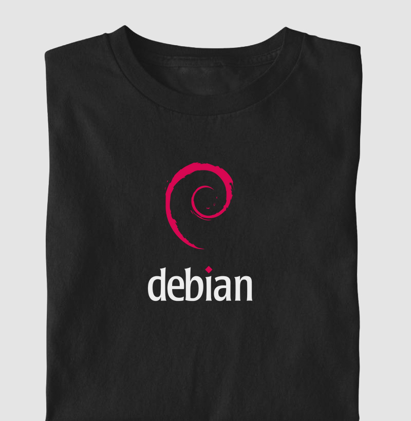 Camiseta Linux Debian