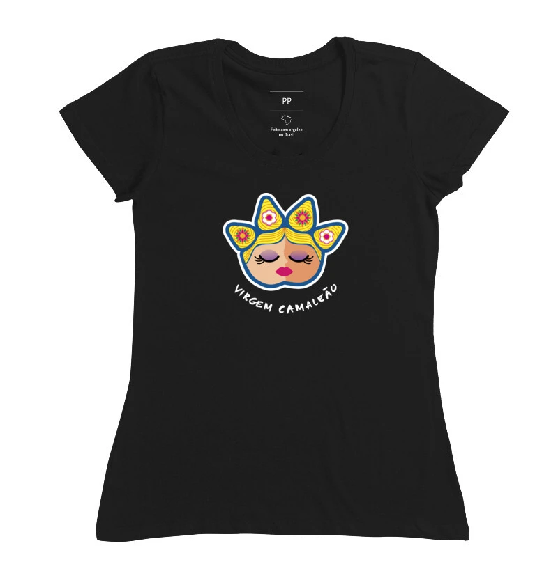Camiseta Feminina Camaleão Signos - Virgem