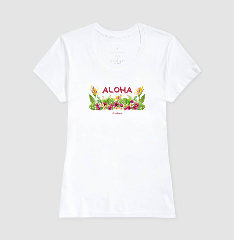 Aimobaba Aloha Flower Z branca