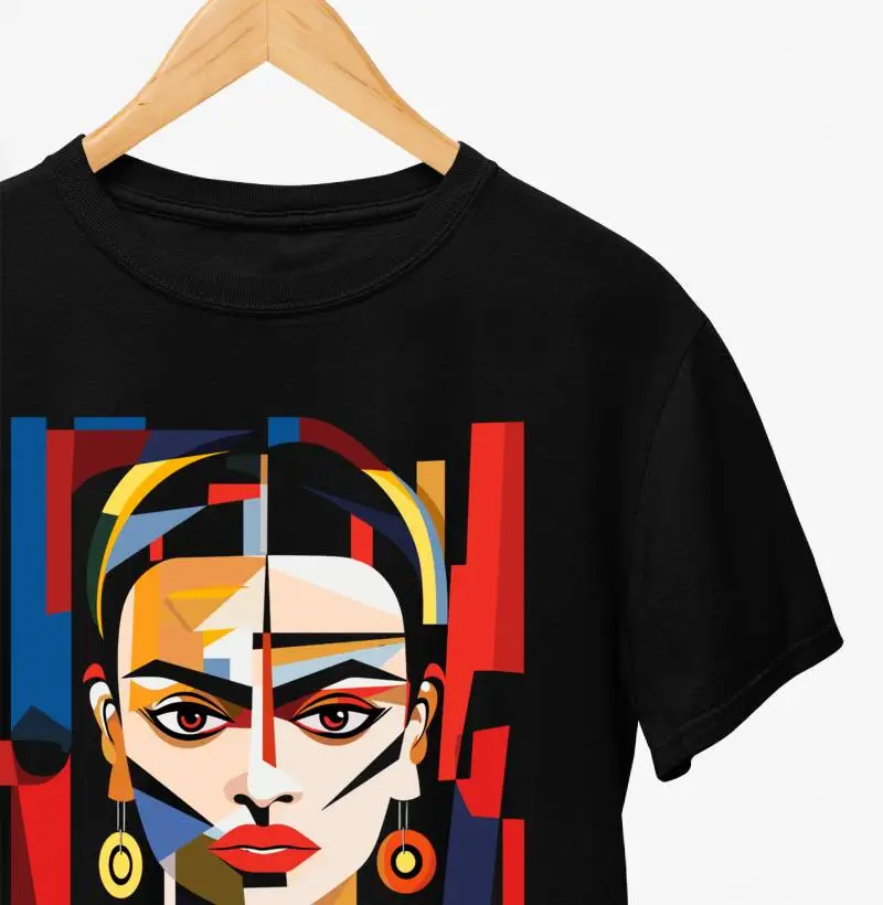 Camiseta Frida Geométrica