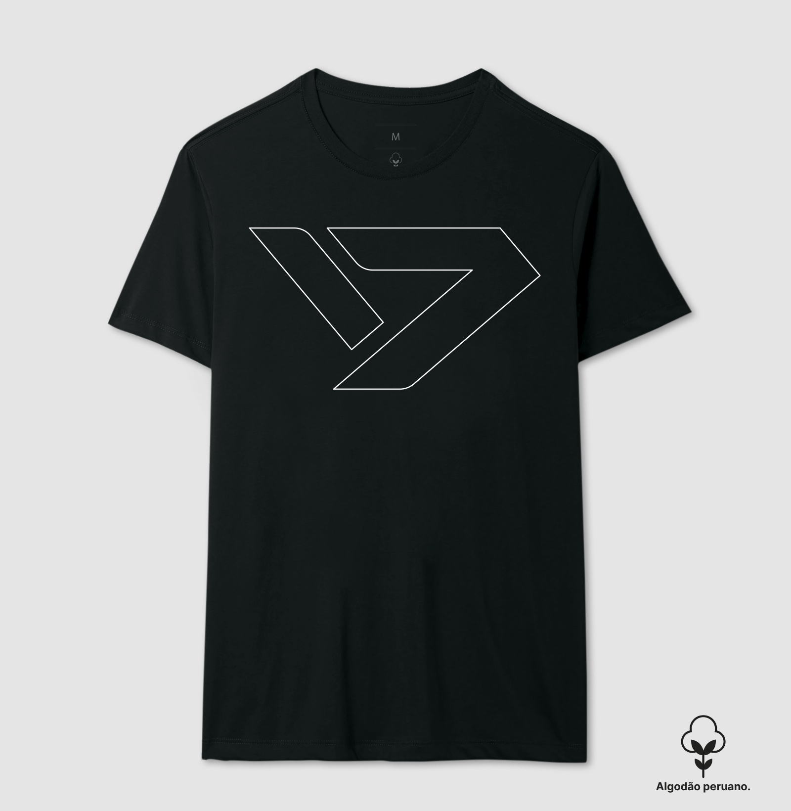 Camiseta Algodão Peruano Vetture Logo Outline
