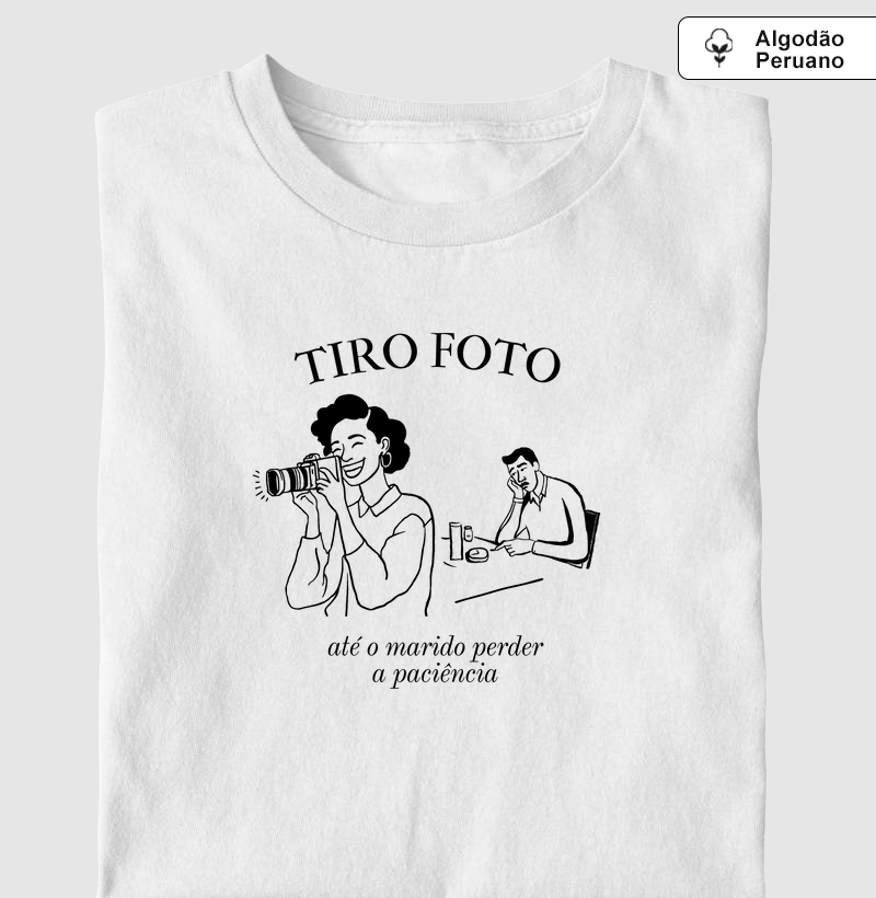 Tiro foto até o marido perder a paciência