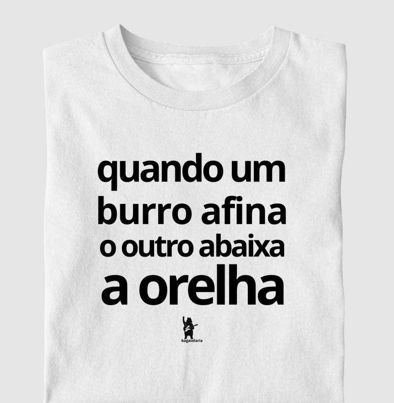 Quando um burro afina...