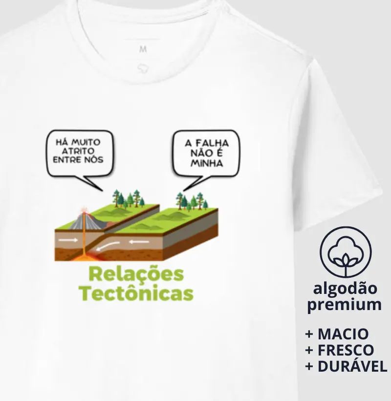 Camiseta Relações Tectônicas