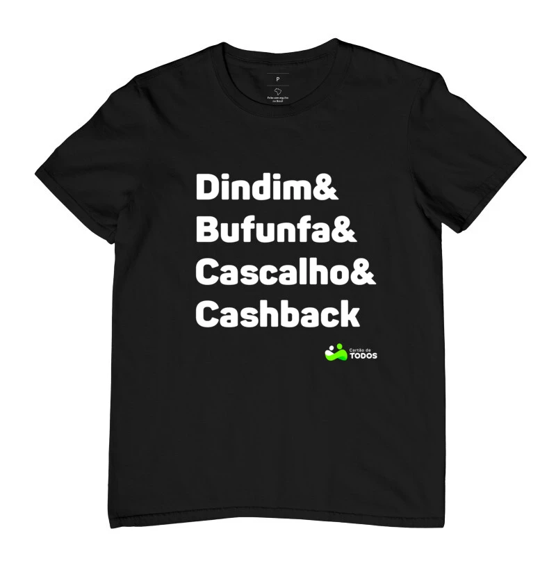 Camiseta Palavras em Branco | Cartão de TODOS #2